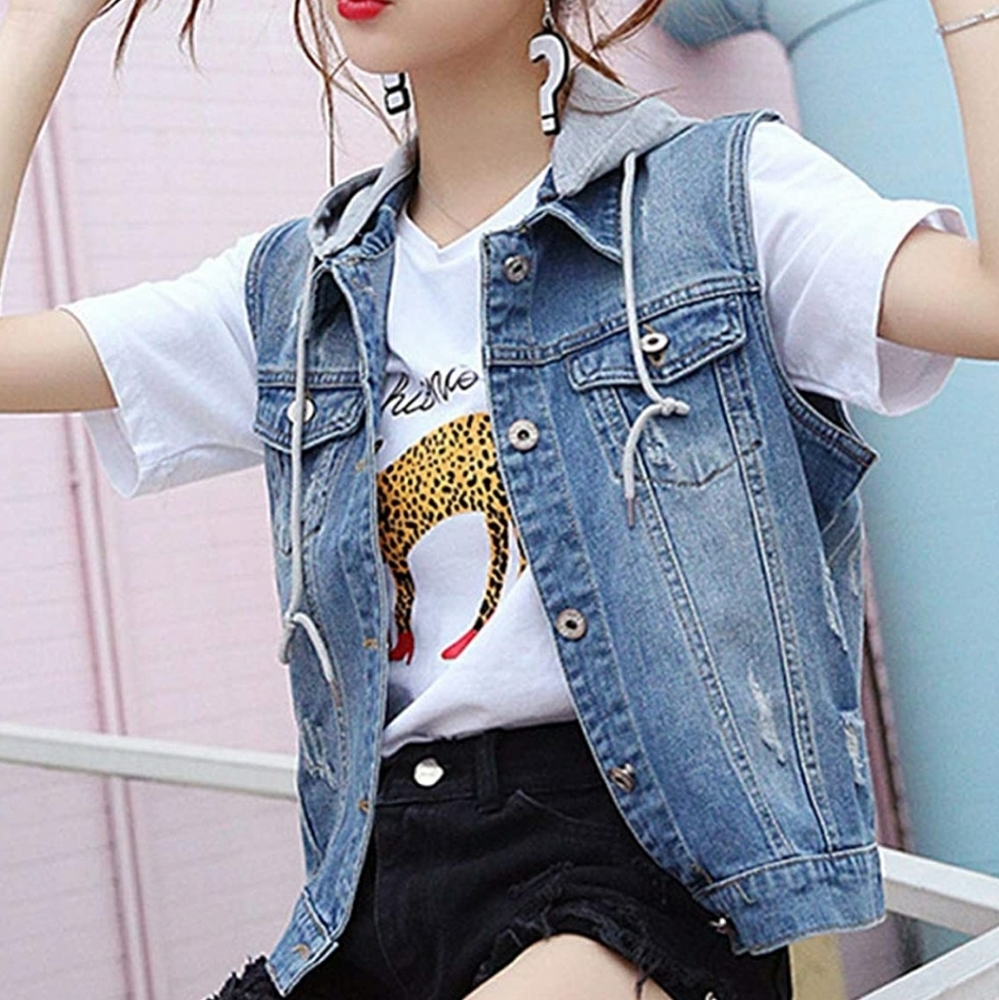Ci Sono Denim vest
